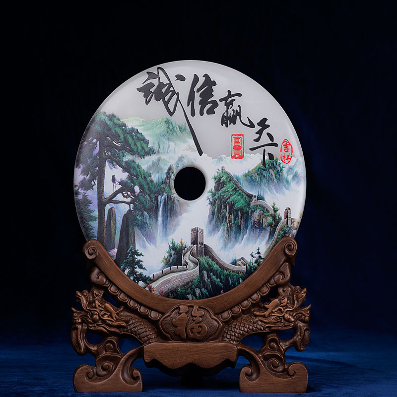 玉平安扣-誠信贏天下-圖案及l(fā)ogo可任意定制 玉平安扣-誠信贏天下-圖案及l(fā)ogo可任意定制