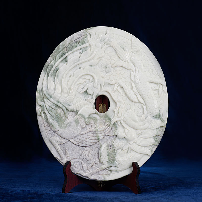 平安扣|玉璧 -蟠龍玉璧-雕刻精美 平安扣|玉璧 -蟠龍玉璧-雕刻精美